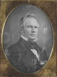 Porträt von Stirling Price, Gouverneur von Missouri